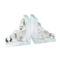 thumbnail image 2 of Set Of 2 Stylish Crystal Diamond Bookends, Clear, 2 of 2