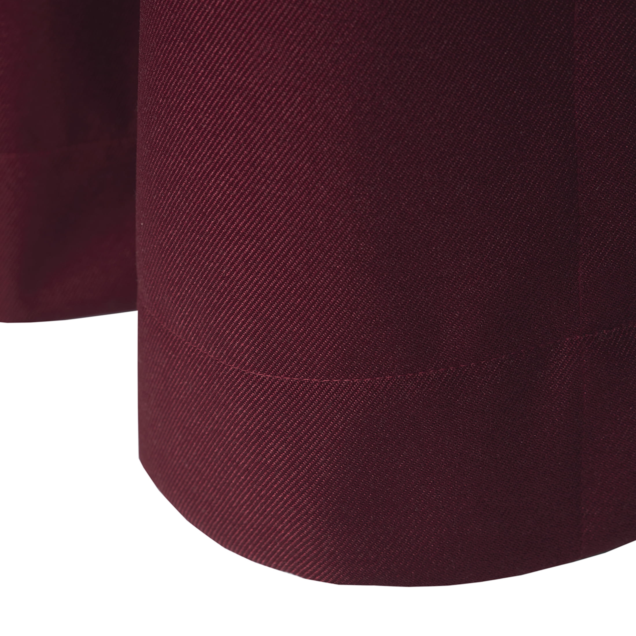 Mainstays Merlot Solid Blackout Rod Pocket with Back Tabs Curtain Panel Pair, Set of 2, 30" W x 63" L