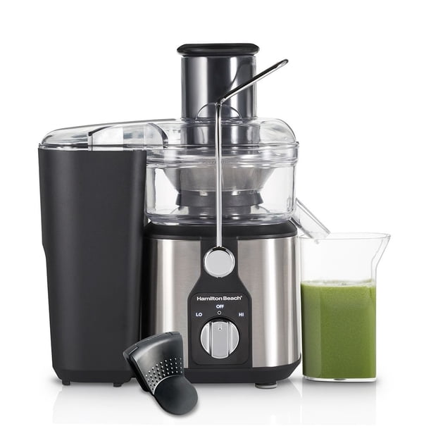 Extractor de Jugos Hamilton Beach Easy Clean 2 Velocidades | Exprimidor de Frutas y Verduras 800W
