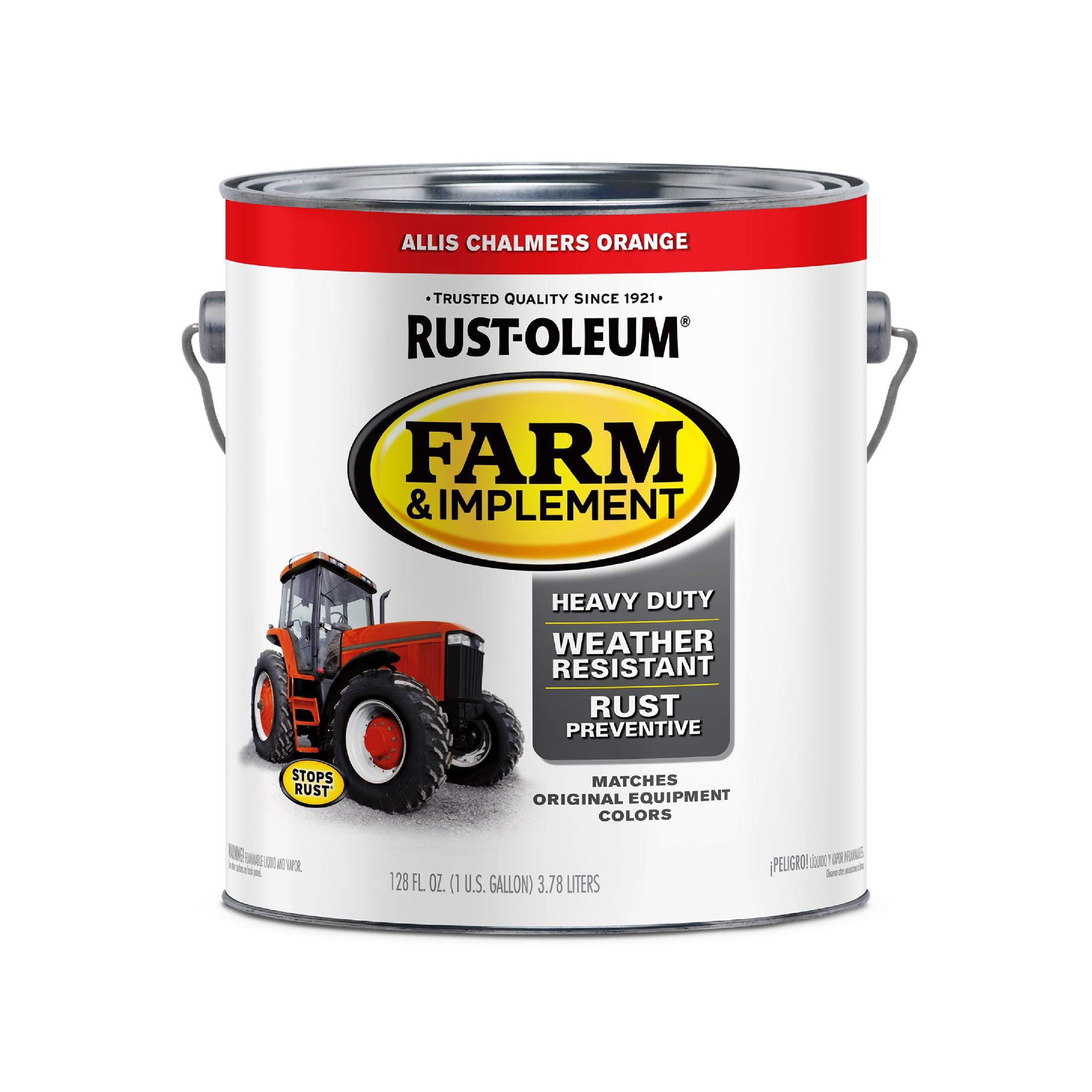2 Pack, Allis Chalmers Orange, Rust-Oleum Specialty Gloss Farm and Implement Paint-280176, 1 gal
