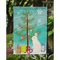 thumbnail image 3 of Caroline's Treasures BB9332GF New Zealand White Rabbit Christmas Flag Garden Size , Small, multicolor, 3 of 3