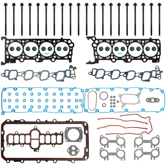 Cylinder Head Gasket Set with Head Bolt for For Ford F-150 F-250 F-350 Super Duty E-350 E-450 Econoline Club Wagon 5.4L 3V 2000-2004