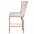 thumbnail image 3 of Maklaine 26" Counter Stool in Bisque and Stone Wash, 3 of 5