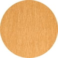 thumbnail image 1 of Ahgly Company Indoor Round Abstract Orange Contemporary Area Rugs, 4' Round, 1 of 1