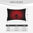 thumbnail image 6 of Bixox Spider on the Web Printed Pillow Protector,Super Soft Ideal for Home,Guests,Rentals - 20"x30", 6 of 8