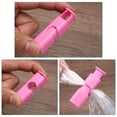 thumbnail image 4 of Uxcell Clips para bolsas de pan, fácil de apretar y bloquear, colección de clips para bolsas de alimentos para almacenamiento, blanco 5 piezas, 4 of 5