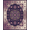 Purple Gold, Pattern 20, variant on Design&I 8'x10' Washable Area Rug Extra Large Skid-Resistant Low Profile Purple Interlocking Para Scrollwork Bedside Inspired Alfombras for Living Room, Family