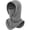 Dark Grey, variant on Slccxzc Sun Protection Shroud Mask with Hood, Fast Dry UV Protection Face Cover