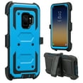 thumbnail image 3 of Mignova Galaxy S9 Case [TriGuard] Shockproof Rugged Hybrid Armor Case Cover with Belt Clip Holster for Galaxy S9 -Blue, 3 of 6