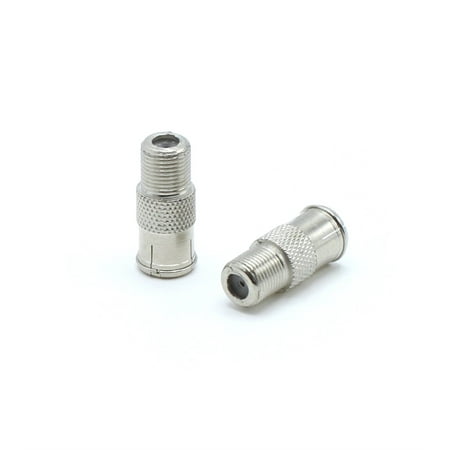 Coaxial Cable Push on Connector for Tight Corners and Hard to Reach areas – F Type Adapter for Coax Cable and Wall Plates (4 (Best Coaxial Cable Connectors)
