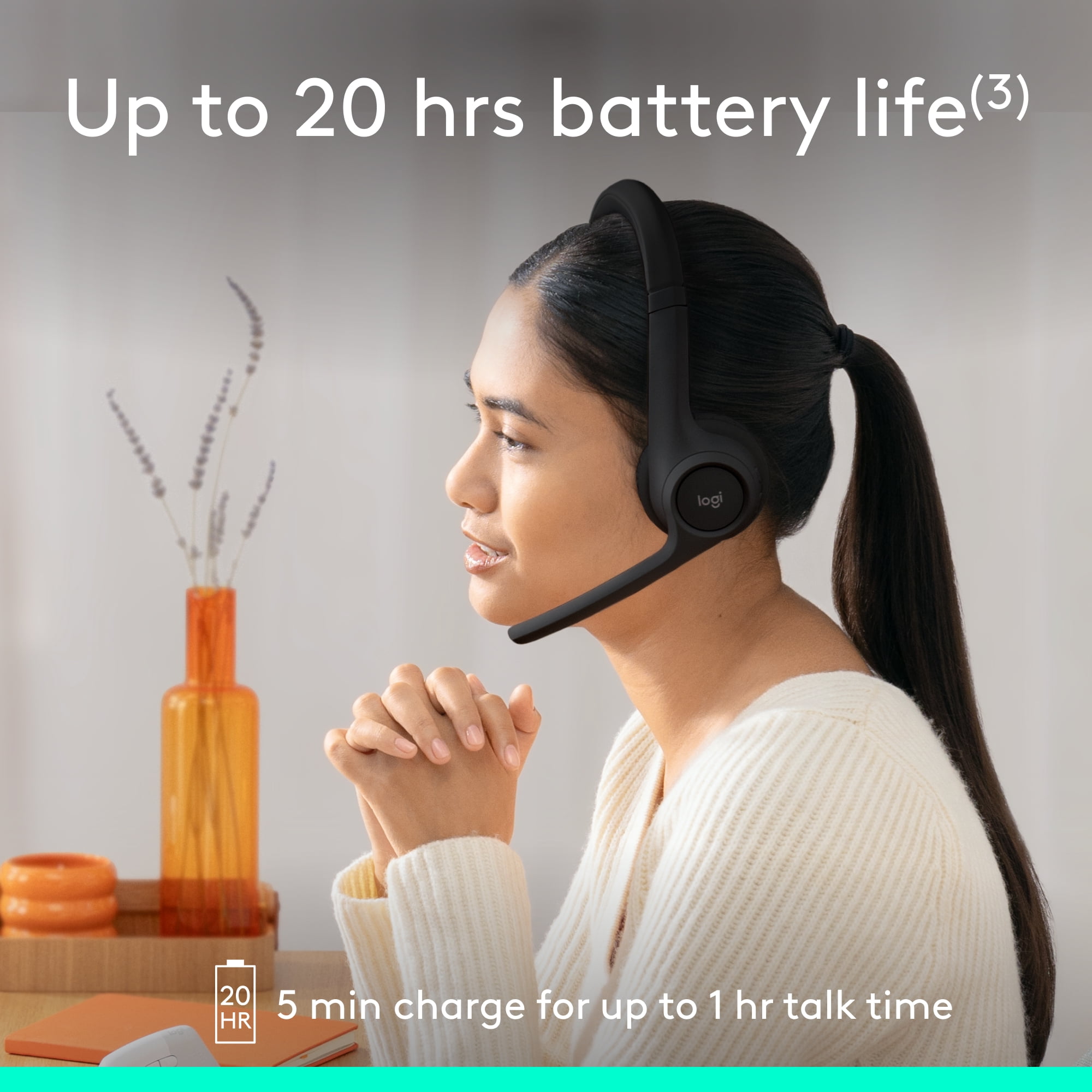 Logitech Zone 300 Wireless Bluetooth Headset 981-001406