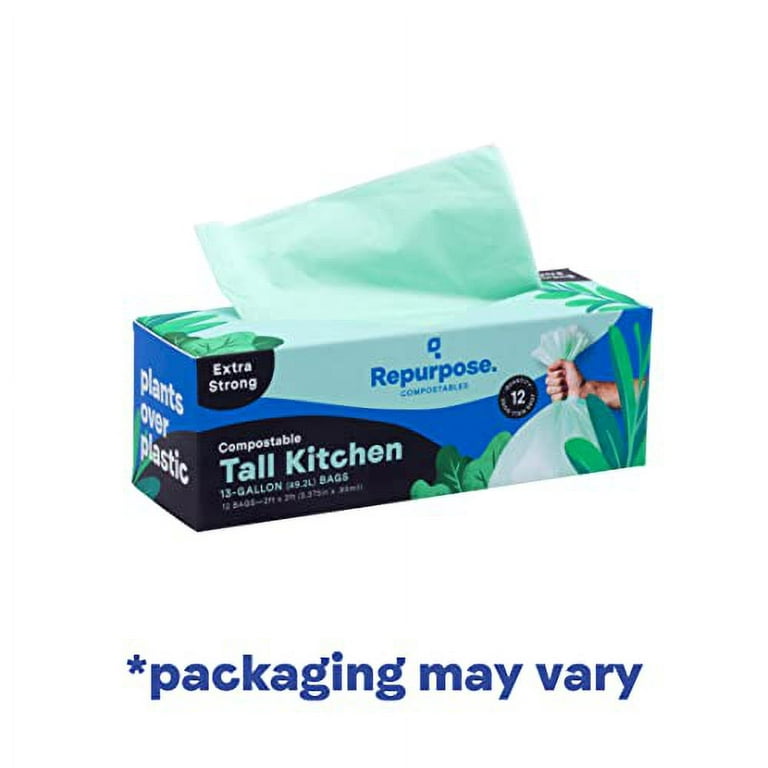 Simple Truth™ Tall 13 Gallon Compostable Kitchen Trash Bags, 12 ct - King  Soopers