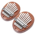 thumbnail image 1 of COMPUKAS 2 Pcs Pianos à Pouce Bois Brun pour Performance Individuelle, 1 of 6