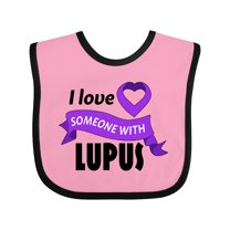 Inktastic I Love Someone with Lupus Boys or Girls Baby Bib