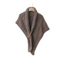 thumbnail image 1 of Multifunctional Triangle Shawl for Ladies Knitted Shoulder Wrap with Pu Strap Buckle for Any Season Wedding Party New, 1 of 2