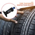 thumbnail image 4 of Tread Checker Medidor Espesor 25 Mm Detección Desgaste Neumáticos Automóviles (negro), 4 of 8