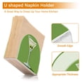 thumbnail image 5 of Yayeee Napkin Holder for Table Set of 2 Kitchen Paper Tissue Organization, Green Martini Glass, 5 of 8