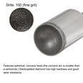 thumbnail image 3 of Unique Bargains 16mm 600 Grits Diamond Mounted Point Spherical Concave Head Bead Grinding Bit, 3 of 5