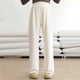 thumbnail image 2 of Odeerbi 3-15 Años Niños Niñas Pantalones Pata Ancha Algodón Verano Casual Cintura Elástica Color Sólido Pantalones Pata Recta, 2 of 5