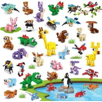 Insoon 30 Packs Mini Animal Crossing Building Block Sets, 810 PCS Party Favor Gifts for Kids 6 