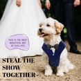 thumbnail image 2 of Traje formal de perro para uso diario con pajarita para mascotas pequeñas, 2 of 6