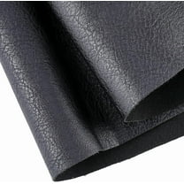 Faux Leather Fabric Black Leather Sheets Material Soft Touch Grain Waterproof Leather Upholstery 1 Yard 54"x36" 1MM Thick for Upholstery Handbag DIY Sewings Crafts Boat Car Sofa