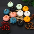 thumbnail image 5 of 1PC Small Pumpkins for Decorating - Small Fall Decorative Pumpkins, Artificial Pumpkins for Halloween Decor Thanksgiving Decor, Autumn Halloween Home Party Thanksgiving Party Holiday Decor, 5 of 9