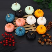 ZTTD 1Pcs Fall Pumpkins Decor, Fake Pumpkins Artificial Pumpkin, Fall Harvest Centerpieces for Tables Thanksgiving Halloween Decorations