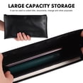 thumbnail image 3 of HAMPPLIES 2Pcs Zippered Money Pouches For Coin Storage In Black Pu 10.61X5.89X0.39in, 3 of 8
