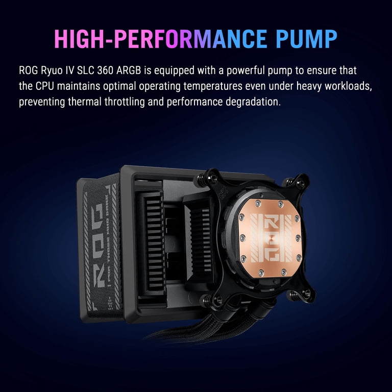 ryo Amazon.com: ASUS ROG RYUO IV SLC 360 ARGB All-in-one CPU Liquid
