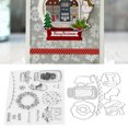 thumbnail image 4 of Claro Material De TPR Temático De La Navidad Transparente De Los Artes De Papel DIY Para El Manual ANGGREK Arte y Manualidades, 4 of 8