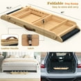 thumbnail image 3 of GIKPAL Adjustable Dog Ramp for Couch, Bed, Car, Wooden Pet Ramp for Small and Large Dogs & Cats, Height from 10.8" to 26.6"(Supports up to 150LBS), 3 of 7