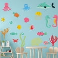 thumbnail image 3 of AAOMASSR 37PCS Glow in The Dark Ocean and Animal Decals,Under The Sea Wall Stickers Decals Decor Luminous Sea Life Animals Waterproof Stick Wall Decal for Kids Boys Bedroom Watercolor Ocean, 3 of 8