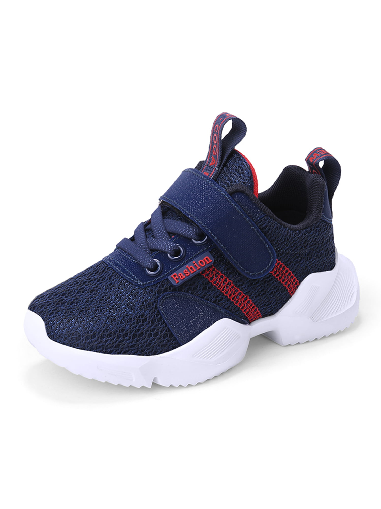 Little Kid/Big Kid F-OXMY Boys Outdoor Breathable Sneakers Casual Strap Athletic Running Shoes