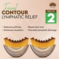 thumbnail image 2 of vergeaura Lymphatic Contour Face Brush, Lymphatic Drainage Brush, Double Chin Reducer Lymphatic Drainage Massager Anti-Puffiness Ergonomic Facial Cleansing Brush for Sculpting, 2 of 7