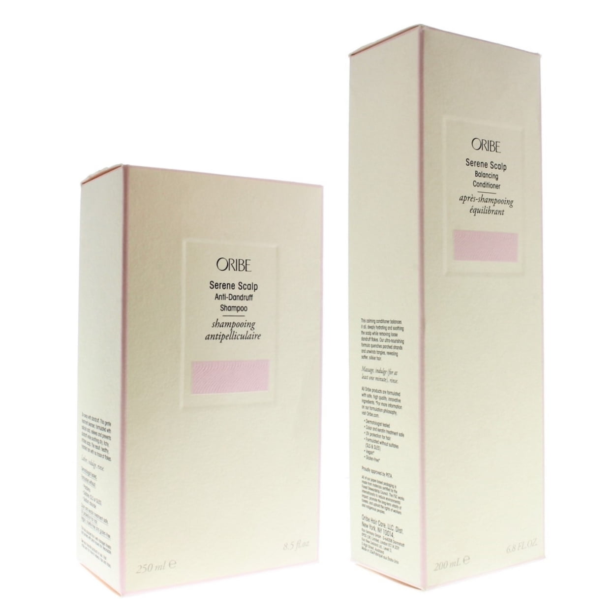 Oribe Serene Scalp Anti-Dandruff Shampoo 8.5oz/250ml and Balancing Conditioner 6.8oz/200ml Combo