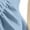 Blue, variant on Womens Bow Tie Cotton Linen Babydoll Tops Lightweight Casual Trendy Fall Long Sleeve French Style Blouse Blue S-2XL