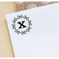 thumbnail image 4 of Printtoo Alphabet X Monogram Octagon Celtic Swirl Frame Self Inking Rubber Stamp Office Stationary, 4 of 6