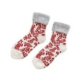 thumbnail image 2 of Tittly Slouch Socks Crew Socks for Women Women Winter Thickened Plush Socks Nonslip Floor Socks Socking Cute Socks Crew Socks Red One Size, 2 of 4