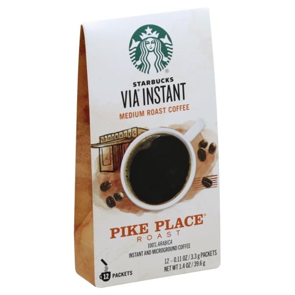 Starbucks Coffee Starbucks Via Instant Coffee, 12 ea