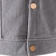 thumbnail image 5 of AherBiu Toddler Kids Boys Corduroy Shacket Button down Fleece Lined Collared Lapel Long Sleeve Thick Warm Winter Jacket Outerwear, 5 of 7