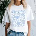 thumbnail image 2 of When You Go Through Deep Waters I Will Be With You Women Shirt, Jesus Shirt, Easter Shirt, Christian Easter TShirt,He Has Rizzen Tee, 2 of 5
