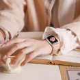 thumbnail image 2 of XiHAMA Scrunchie Bands Compatible with Apple Watch Bands Women 41mm 40mm 38mm 42mm 45mm 46mm, Stylish Stretchy Band Waterproof Elastic Solo Strap Wristband for iWatch SE Apple Watch Series10 9 876543, 2 of 8