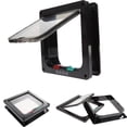 thumbnail image 3 of Pet Cat Puppy Dog Supplies Lock Lockable Safe Flap Door Black M, 3 of 8