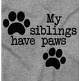 thumbnail image 2 of Siblings Have Paws Funny Animal Pet Romper Boys or Girls Infant Baby Brisco Brands 24M, 2 of 6
