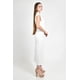 thumbnail image 2 of Vestido midi con detalle drapeado Roman Fashion /Juvenil, 03251 (Blanco) blanco EG, 2 of 4
