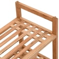 thumbnail image 3 of vidaXL Shoe Rack 69x27x41 cm Solid Wood Walnut, 3 of 4
