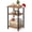 Brown/1P, variant on LANKANG 3 Tier Adjustable Height Coffee Table Multifunctional Storage Shelf Space Saving Bedside Table for Living Room Bedroom Office