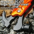 thumbnail image 5 of Arcticwind 12-in-1 Multi-Function Survival Hammer – Stainless Steel Claw Hammer, Outdoor Camping Tool w/ Tent Peg Puller, Car Emergency Window Breaker, DIY Compact Tactical Gear for Hiking, Orange, 5 of 8