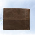 thumbnail image 3 of MasteelfCA Coffee Billfold Delicate RFID Blocking Wallet Multifunctional Leather Purse Retro Short Coin Purse Holder, 3 of 8